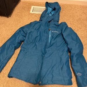 Columbia Blue Women's Ski Jacket